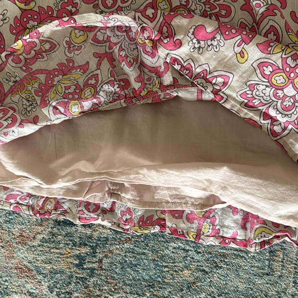 old navy pink and cream dress - Picture 2 of 4